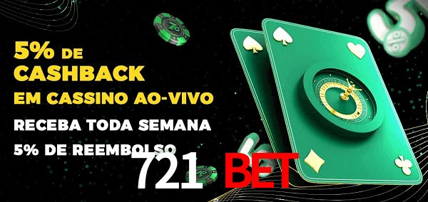 Promoções do cassino ao Vivo 721 Bet